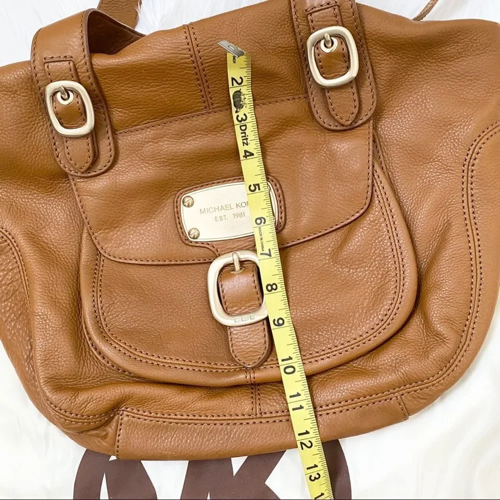 Michael Kors tan/brown satchel butter soft leather